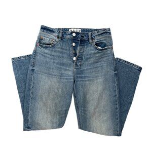 DAZE || Light-Wash Denim Jeans